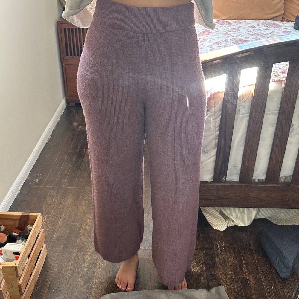 a new day Lavender Knit Pants